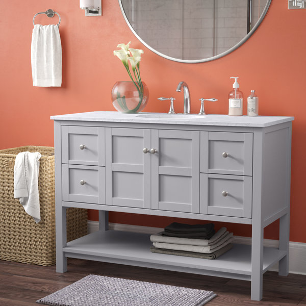 Charlton Home® Berg 48" Single Bathroom Vanity Set & Reviews Wayfair